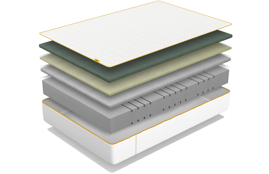 eve premium mattress layers