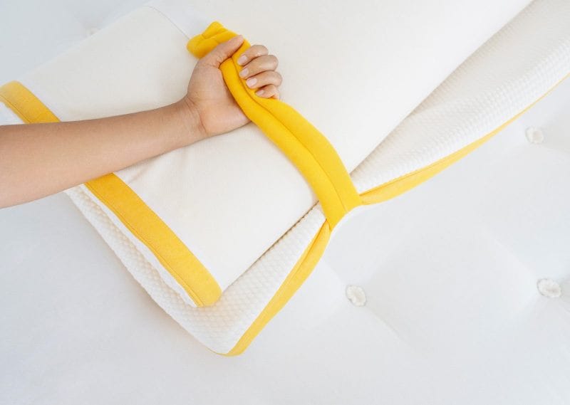 eve mattress topper strap