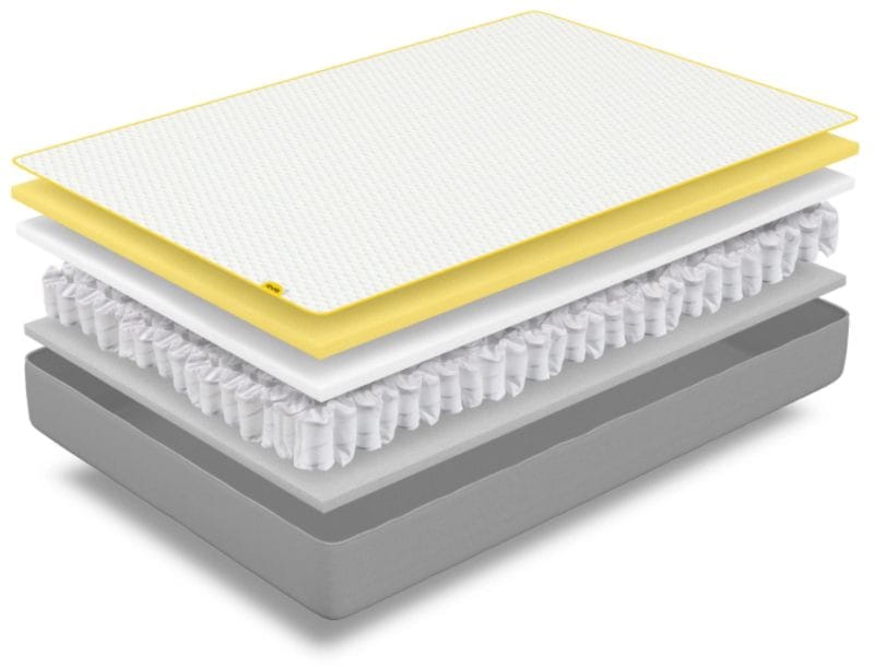 the lighter hybrid mattress