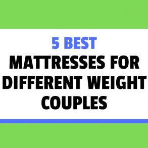 best mattresses for different weight couples