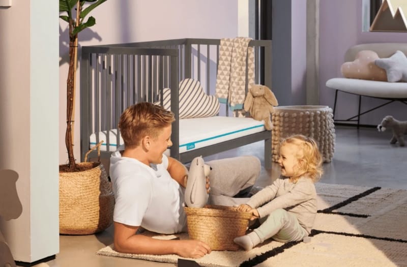 simba hybrid cot mattress lifestyle